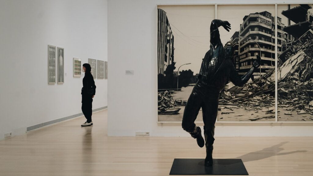 The best Art Galleries & Museums for Backpackers in Melbourne 6 contemporary museum a couple of people that are standing in a room